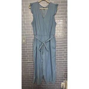 Old Navy Chambray Sleeveless Jumpsuit - Size XXL - 100% Cotton
